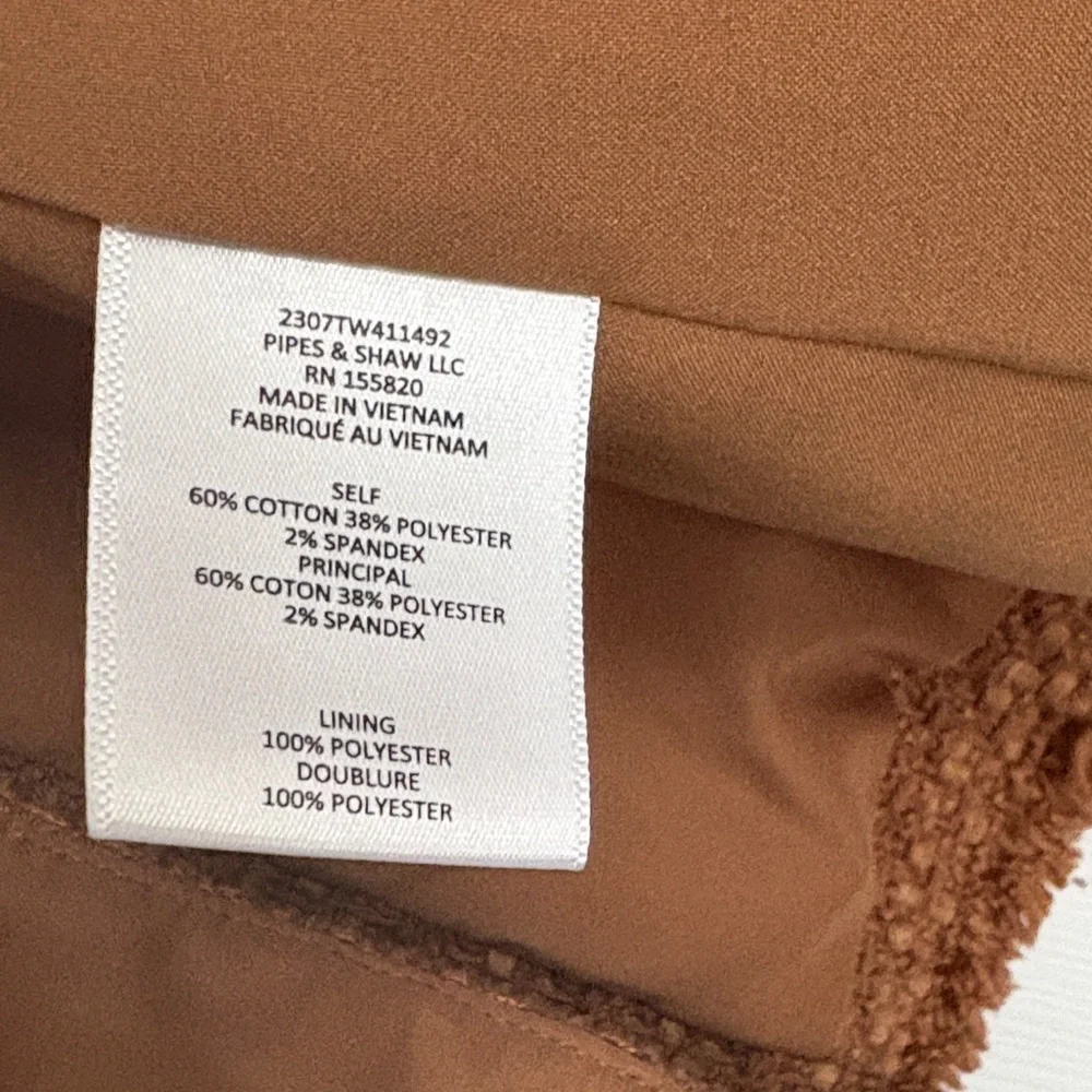 Veronica Beard Tan Double-Breasted Blazer - Picture 9 of 10